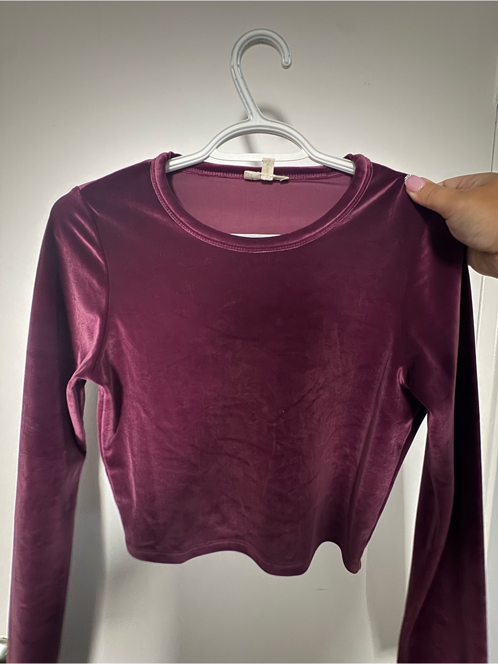 Wilfred free ARITZIA Velvet Long-Sleeve Women's Top MED